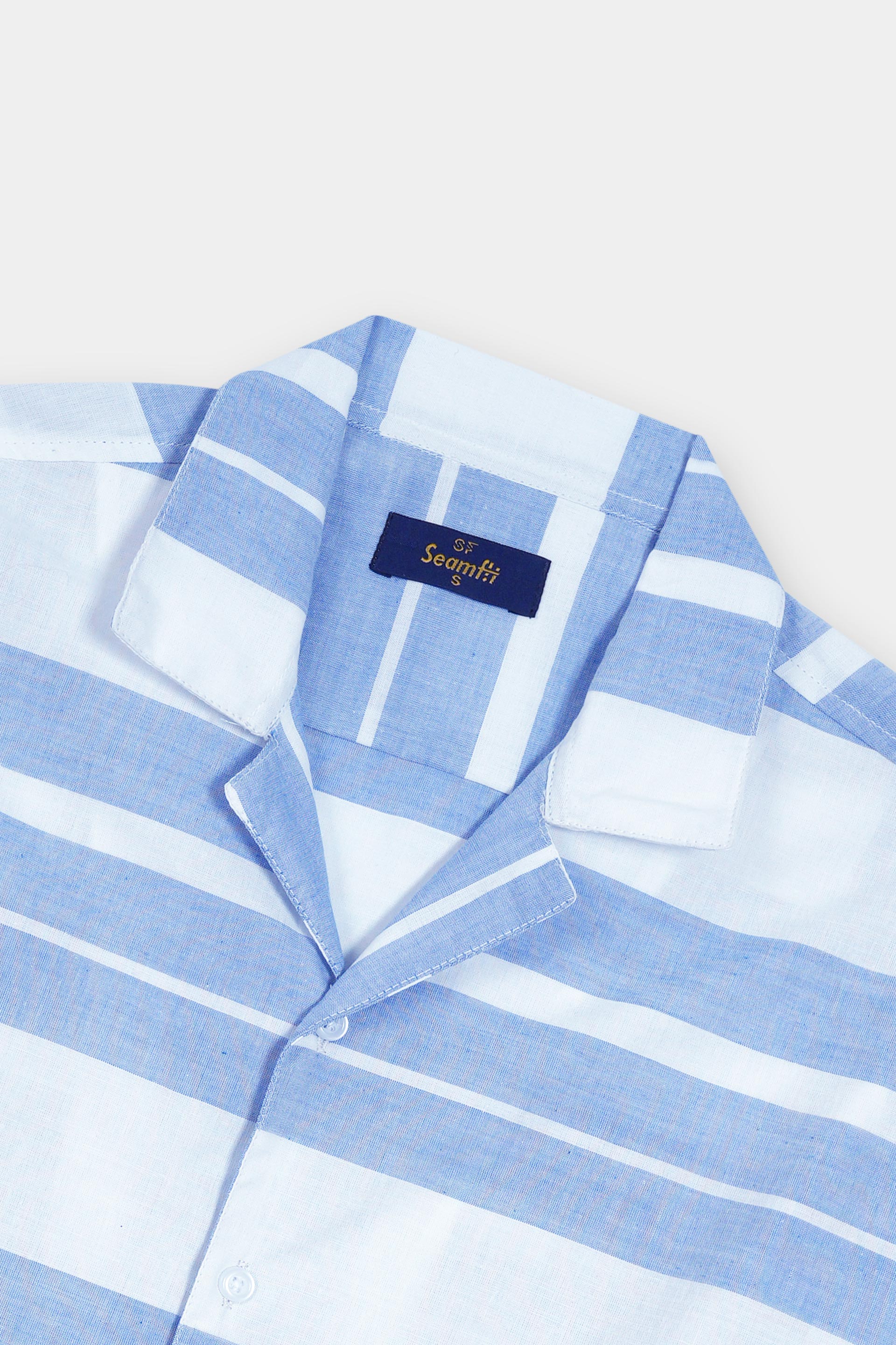 Half Sleeves Coat Collar / Hawaiian Shirt