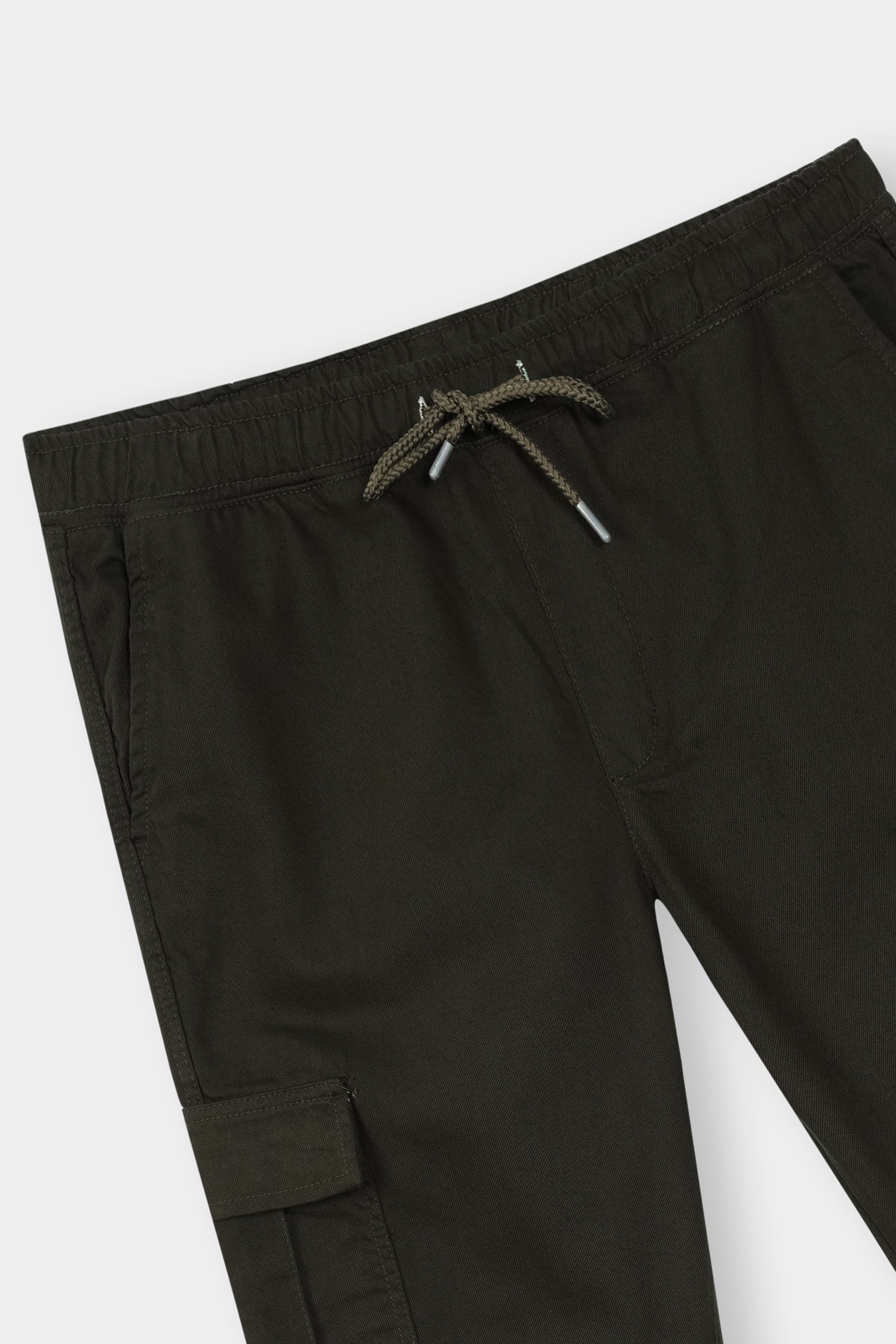 Regular Fit Six Pocket Cargo Pant Color Olive Green