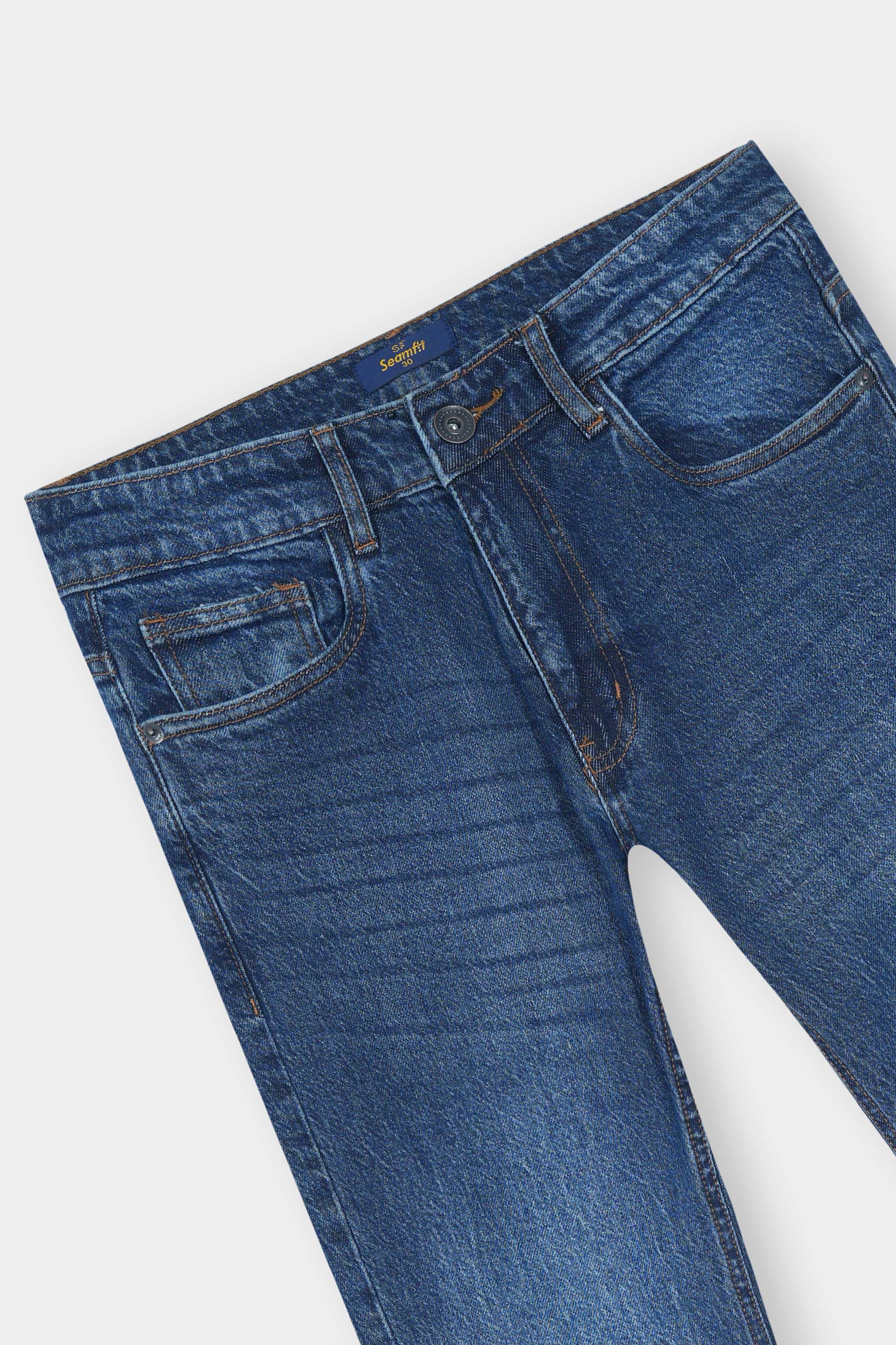 Denim Jeans Color Mid Blue