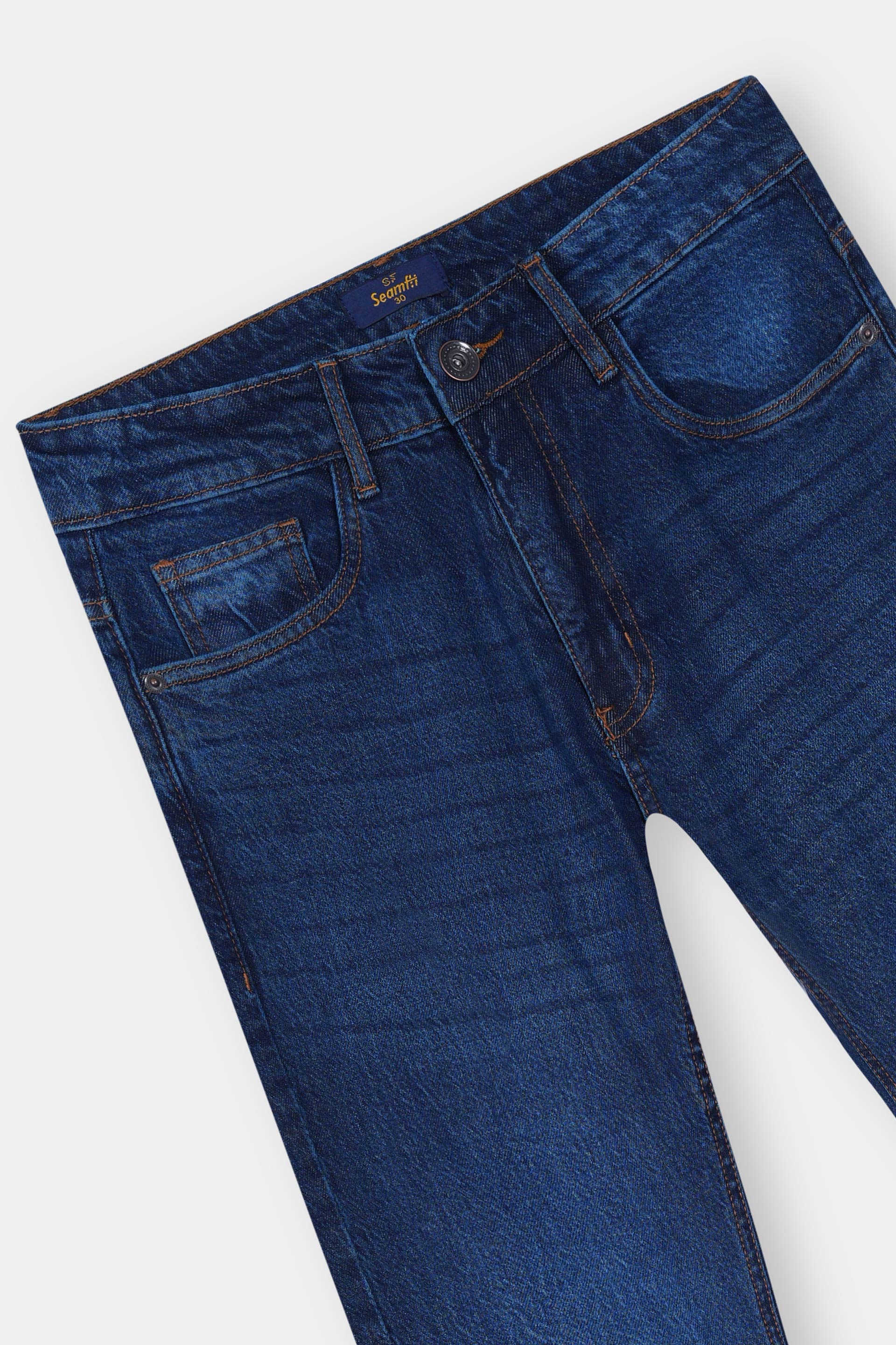 Denim Jeans Color Deep Blue