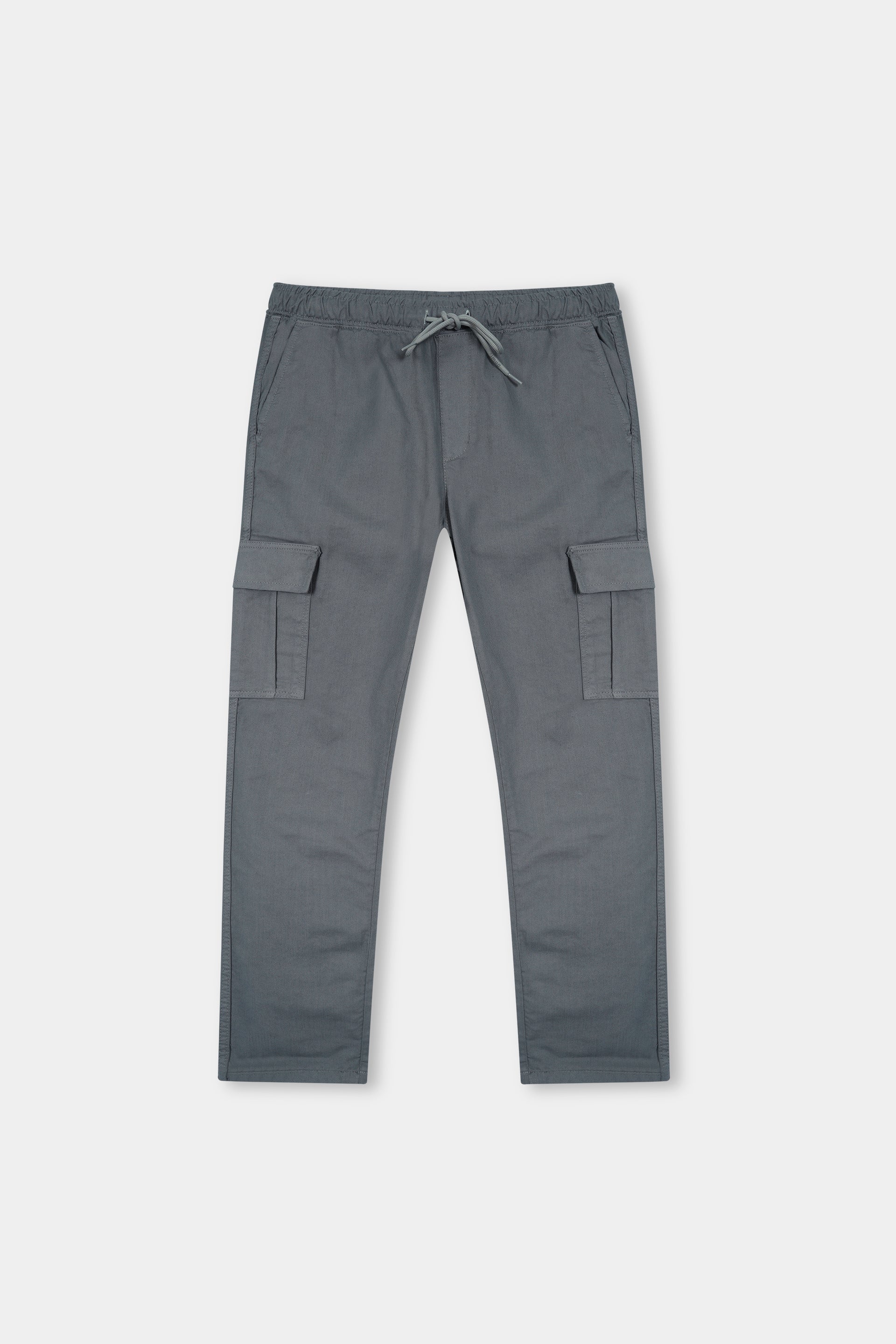 Regular Fit Six Pocket Cargo Pant Color Grey