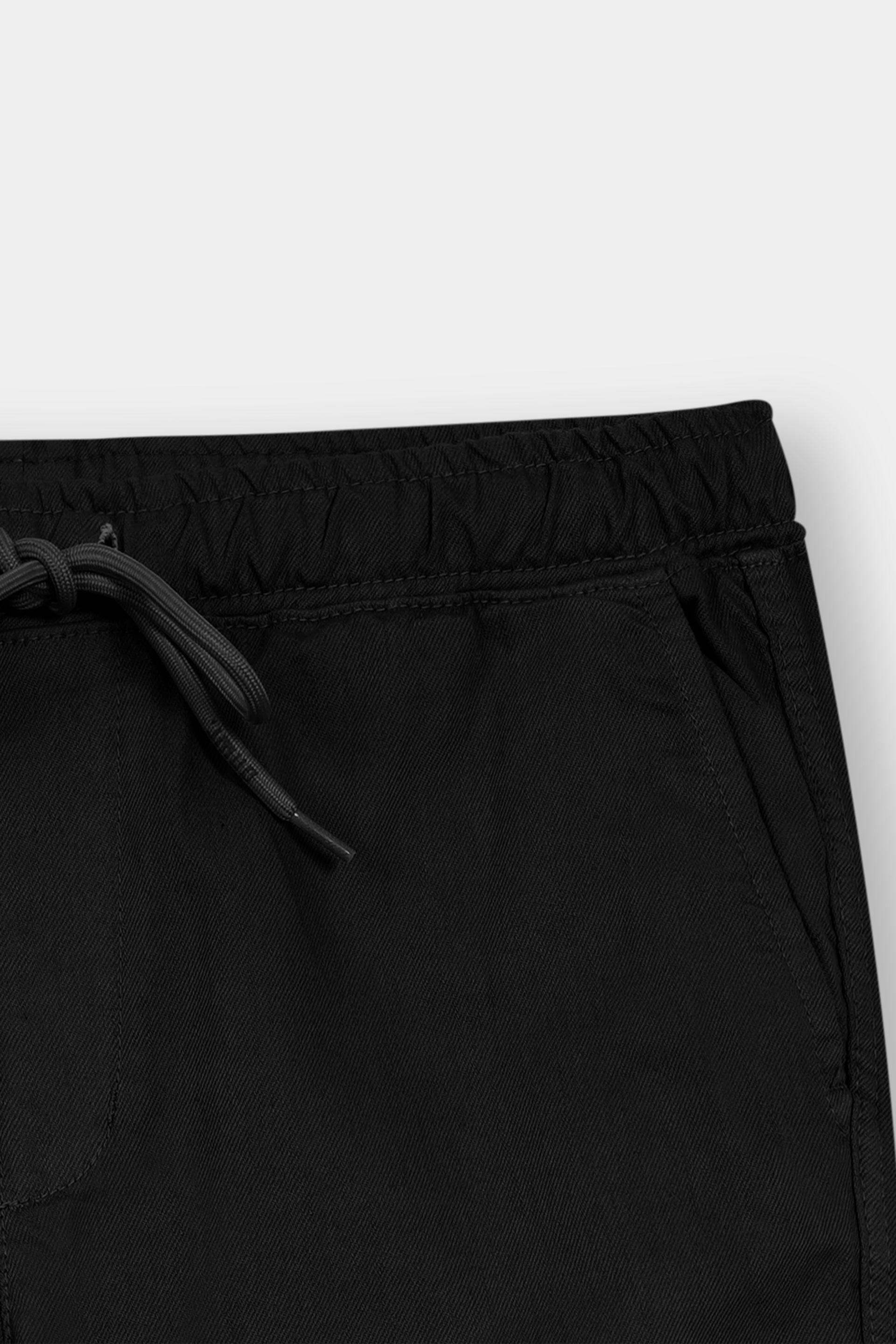 Regular Fit Six Pocket Cargo Pant Color Black