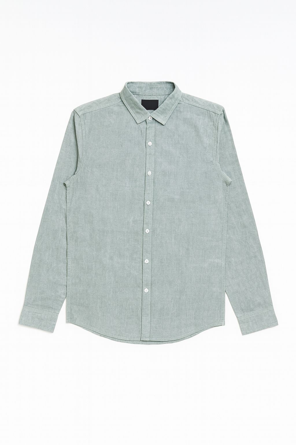 Thick Cotton Winter Casual Shirt – Light Sage Green
