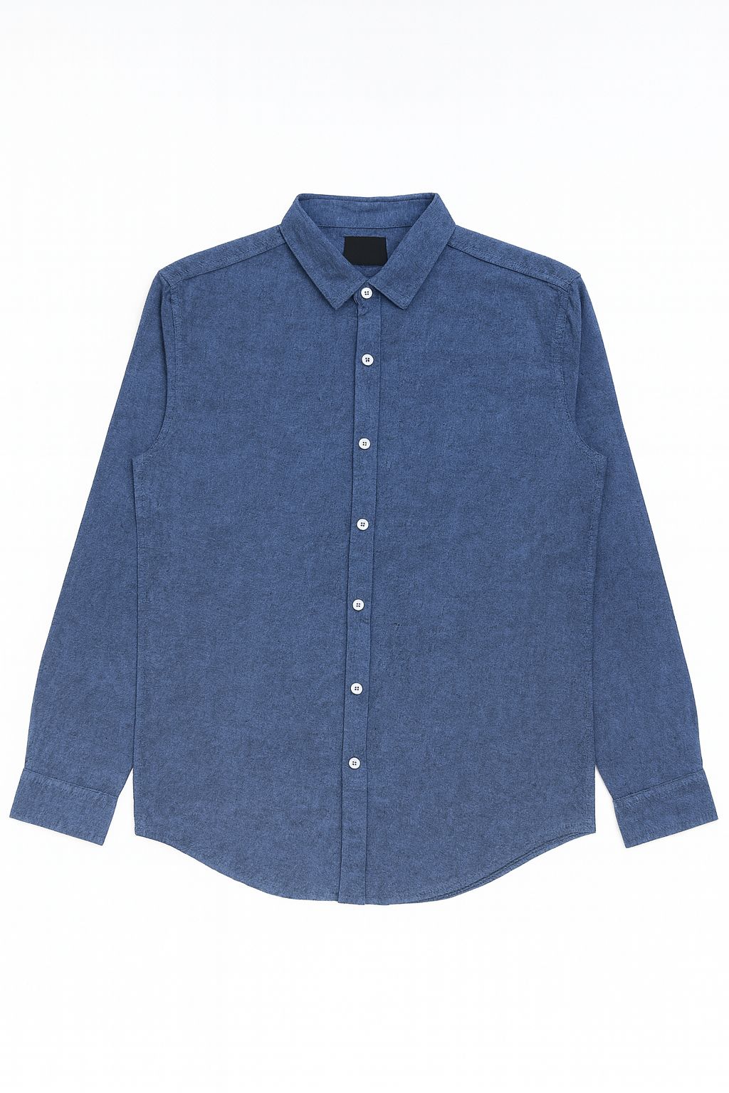 Thick Cotton Winter Casual Shirt – Navy Blue