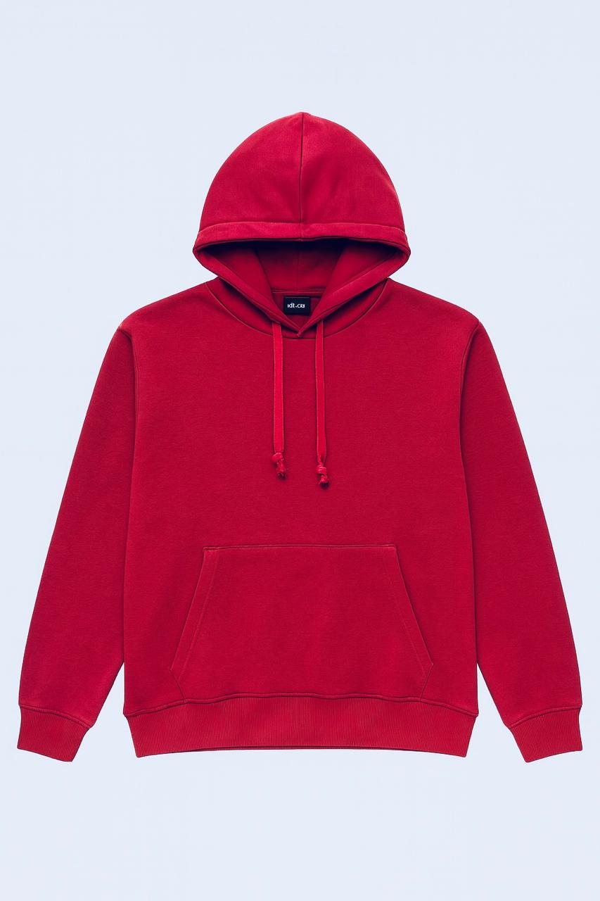 Maroon Red Classic Hoodie