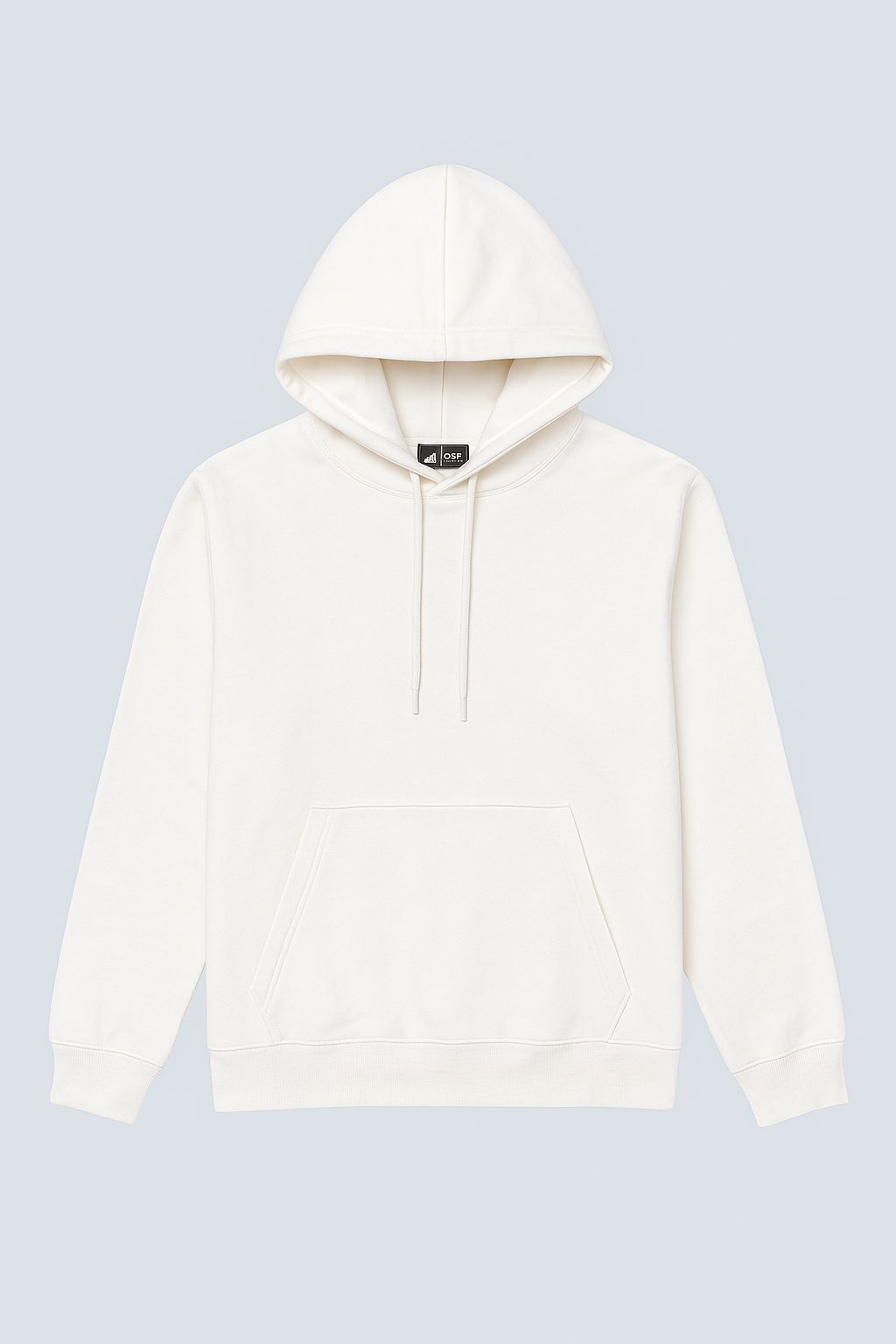 White Premium Pullover Hoodie