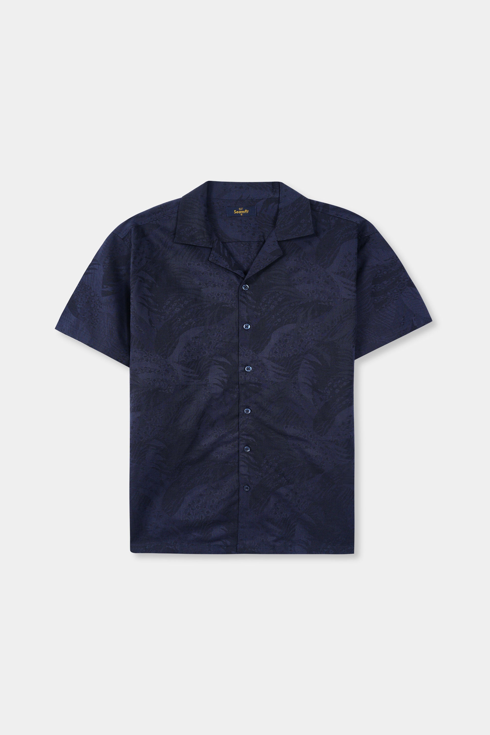 Half Sleeves Coat Collar / Hawaiian Shirt
