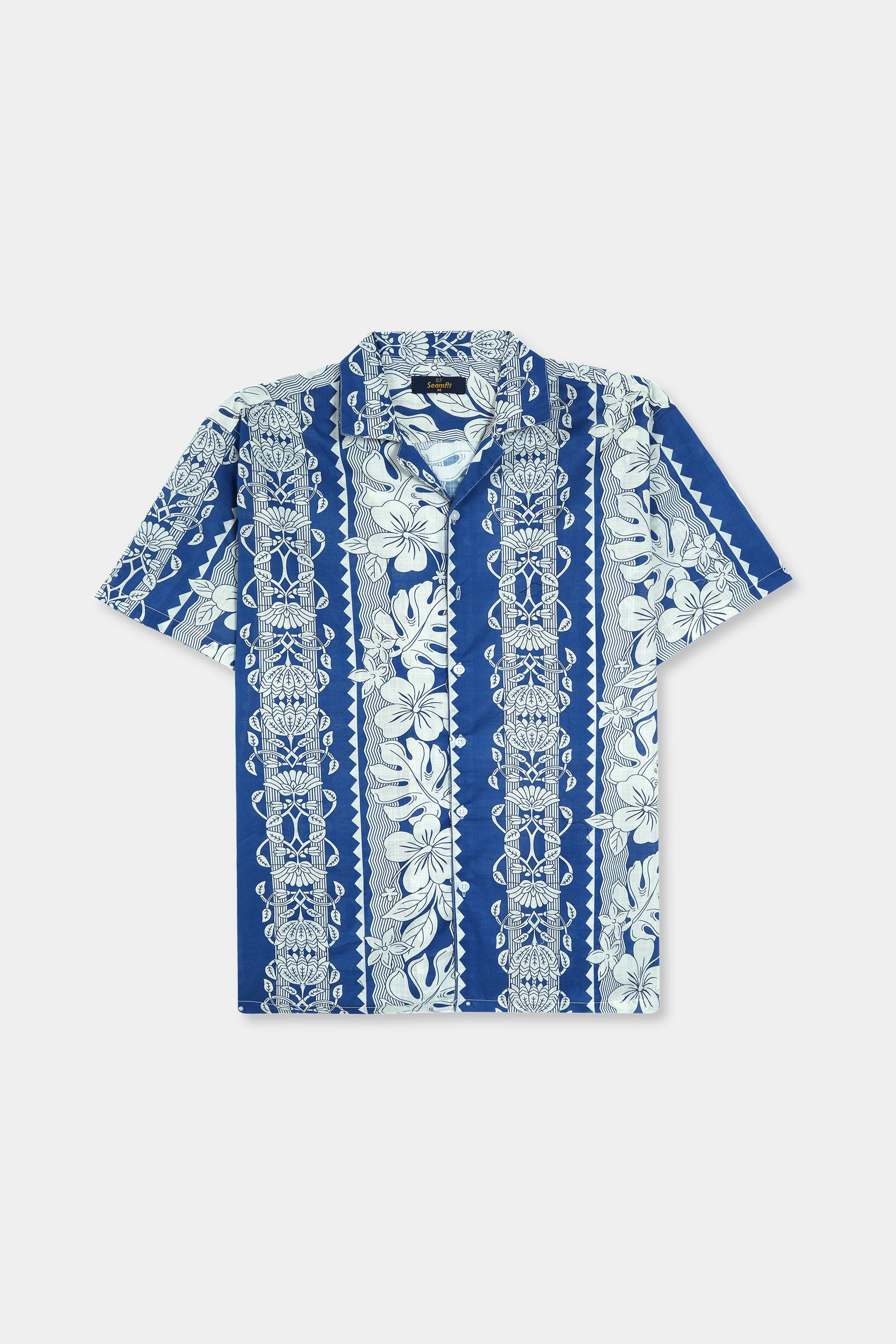 Half Sleeves Coat Collar / Hawaiian Shirt