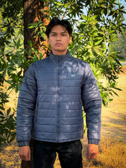 EXPORT BLUE BUFFET JACKET PARACHUTE WIND BREAKER