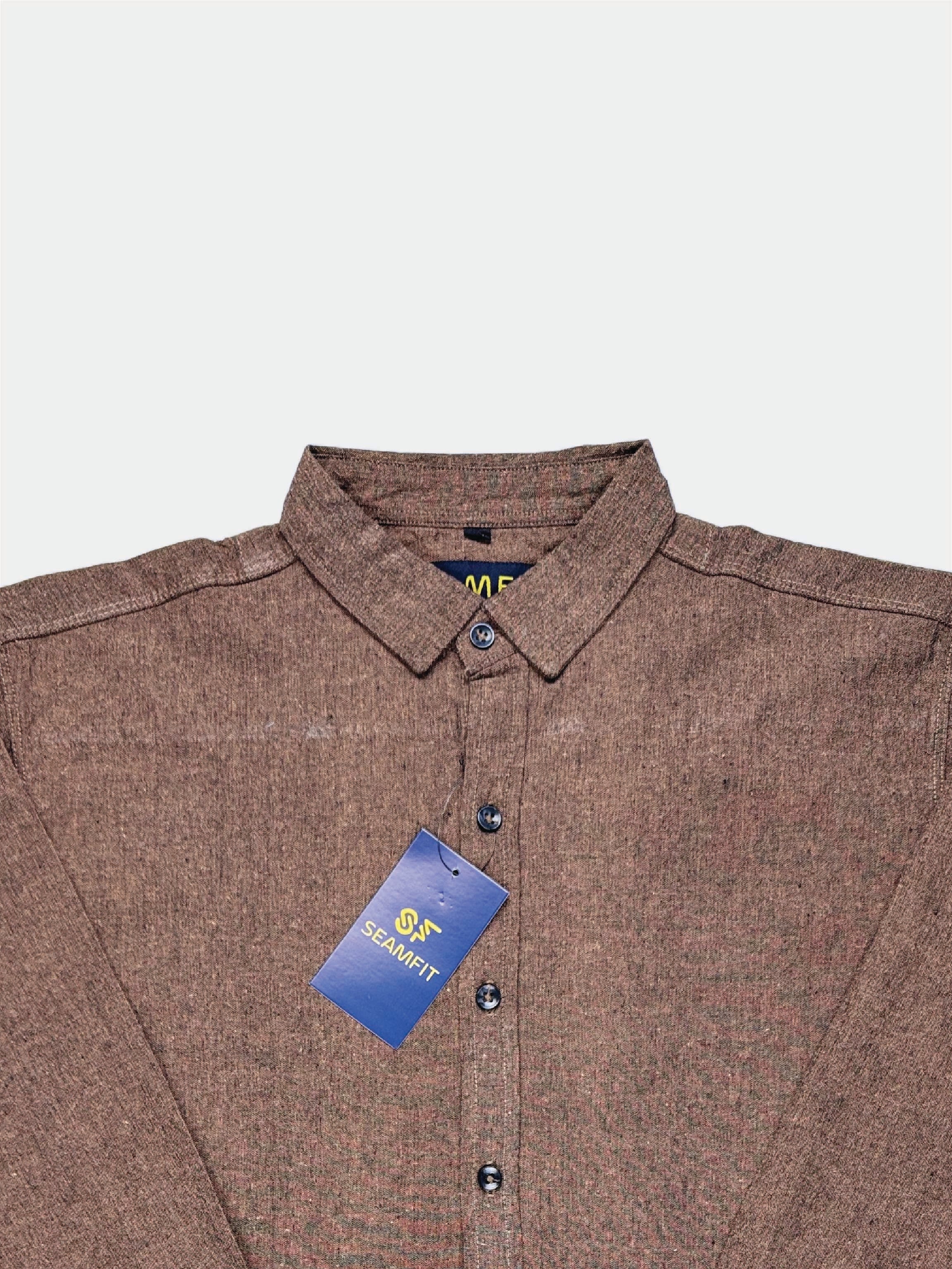 WINTER CHAMBRAY FABRIC SHIRT