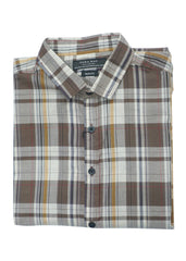 CHECK SLIM FIT SOYA BEAN SHIRT