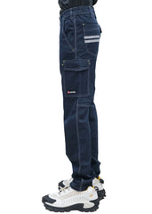 Steel Blue Payper Cargo Straight Trousers