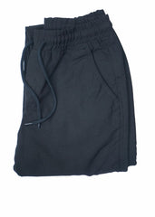 Black Cotton Cargo Trouser with Bottom Rib