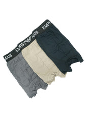 ARMANI 3 PACK BOXER BRIEFS - COTTON STRETCH