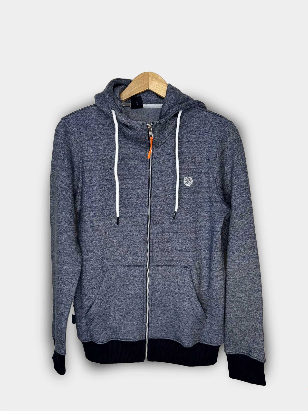 TEXTURED ZIPPER HOODIES FOR MEN