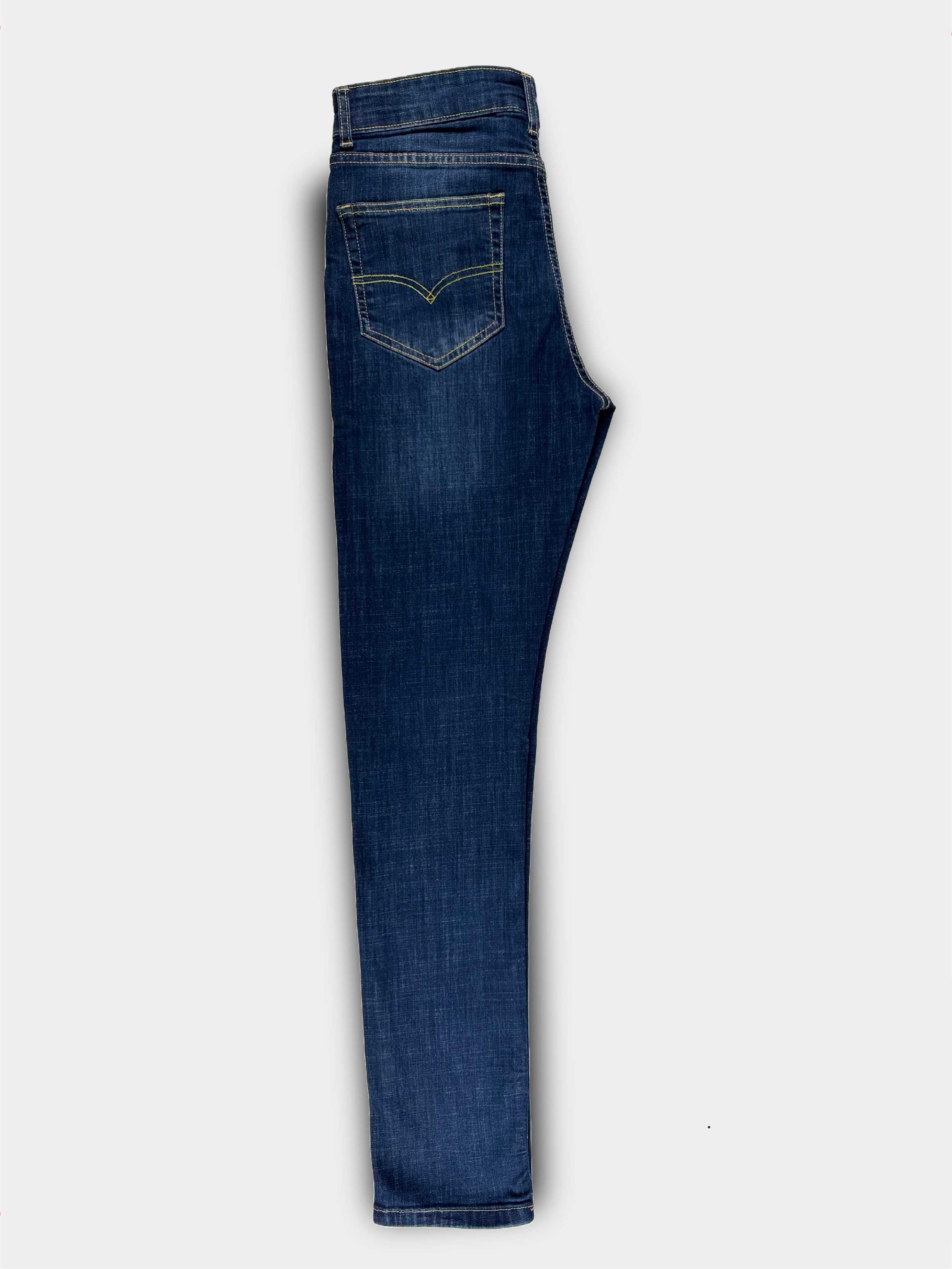 DARK BLUE REGULAR FIT JEANS FOR MEN