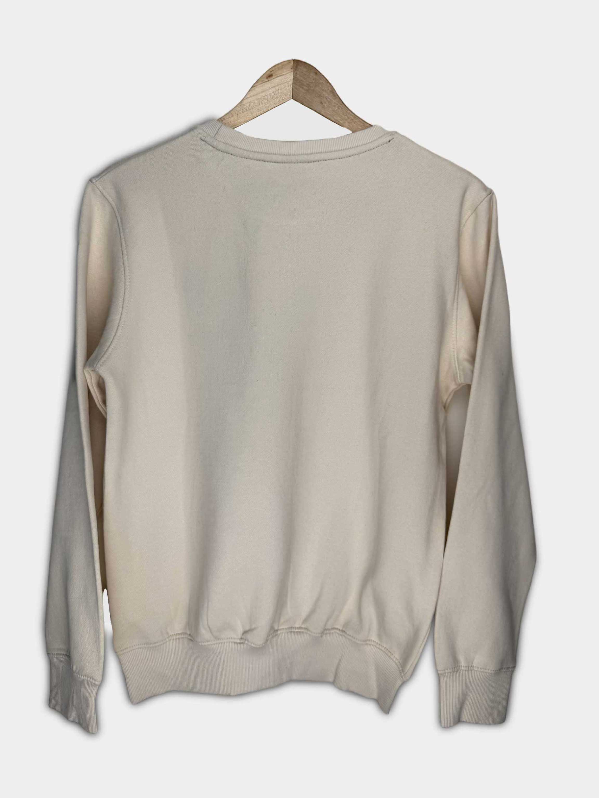 Basic Beige Sweatshirt For Men