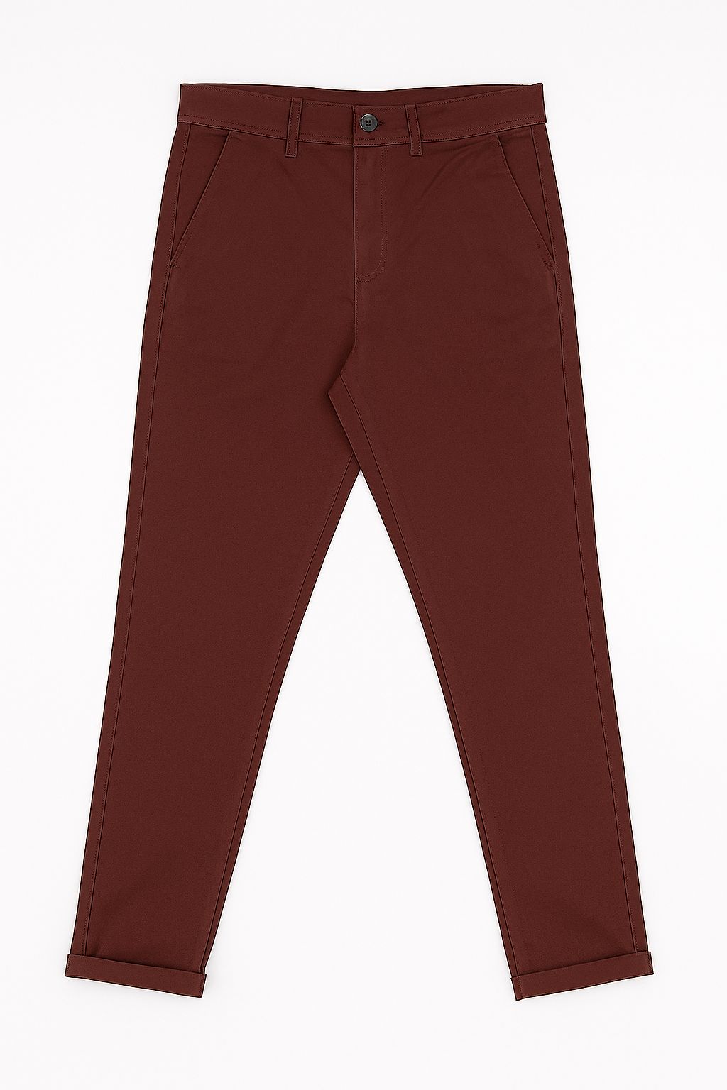 DEEP MAROON SMARTFIT CHINO