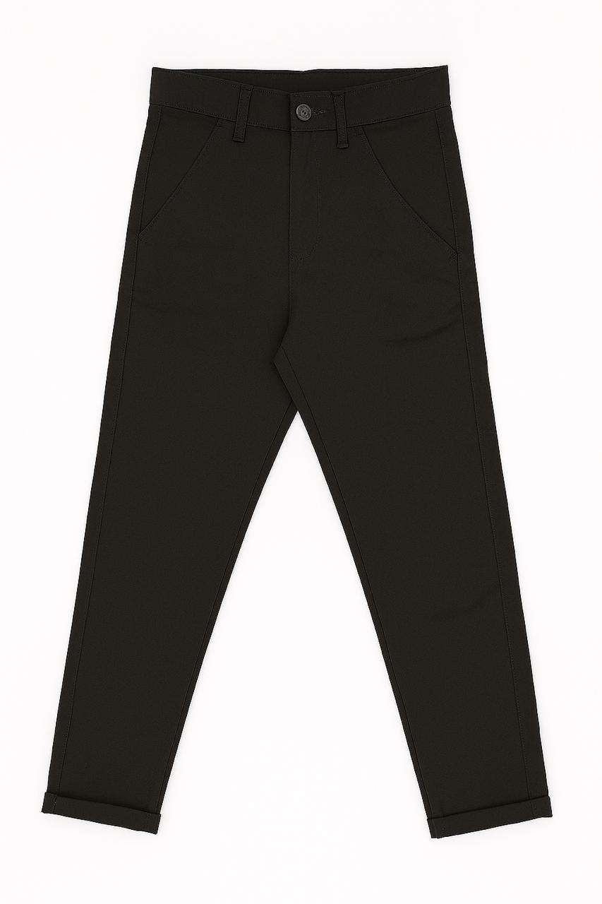 BLACK SMART FIT CHINO