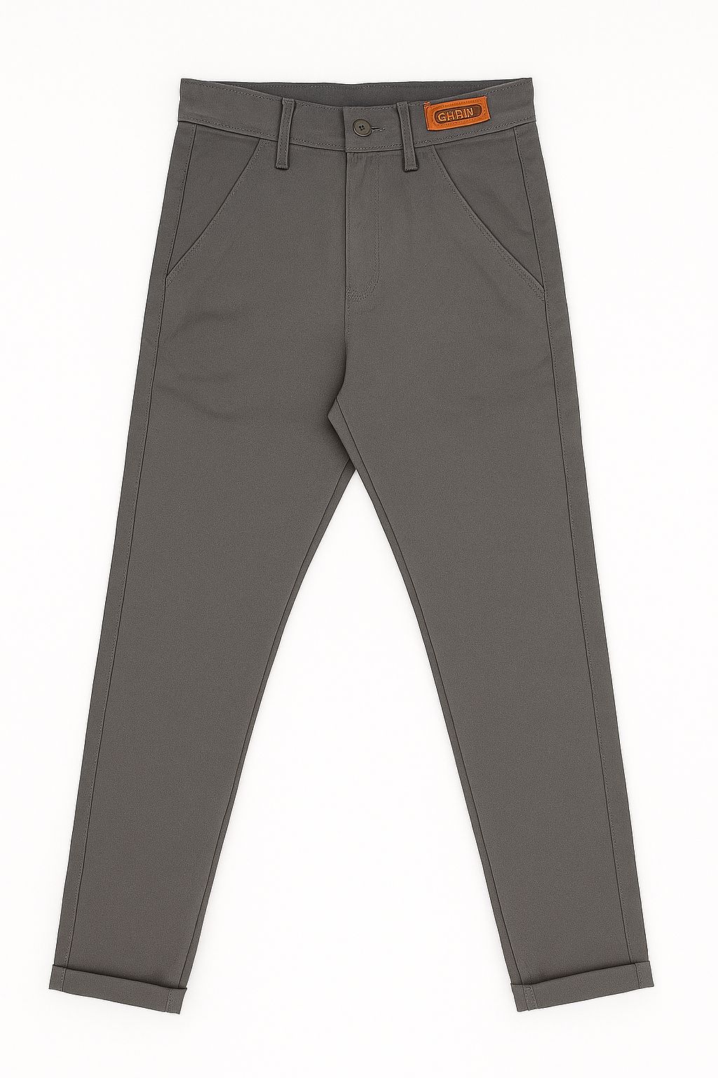 GREY SMART FIT CHINO