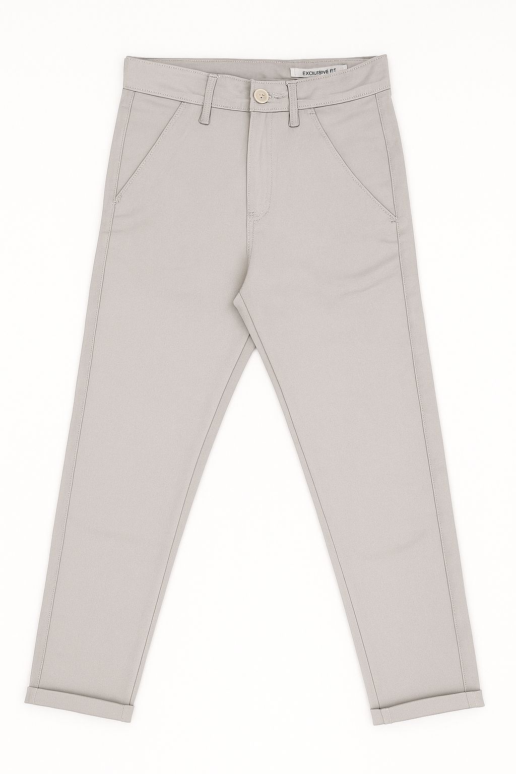 LIGHT GREY SMART FIT CHINO