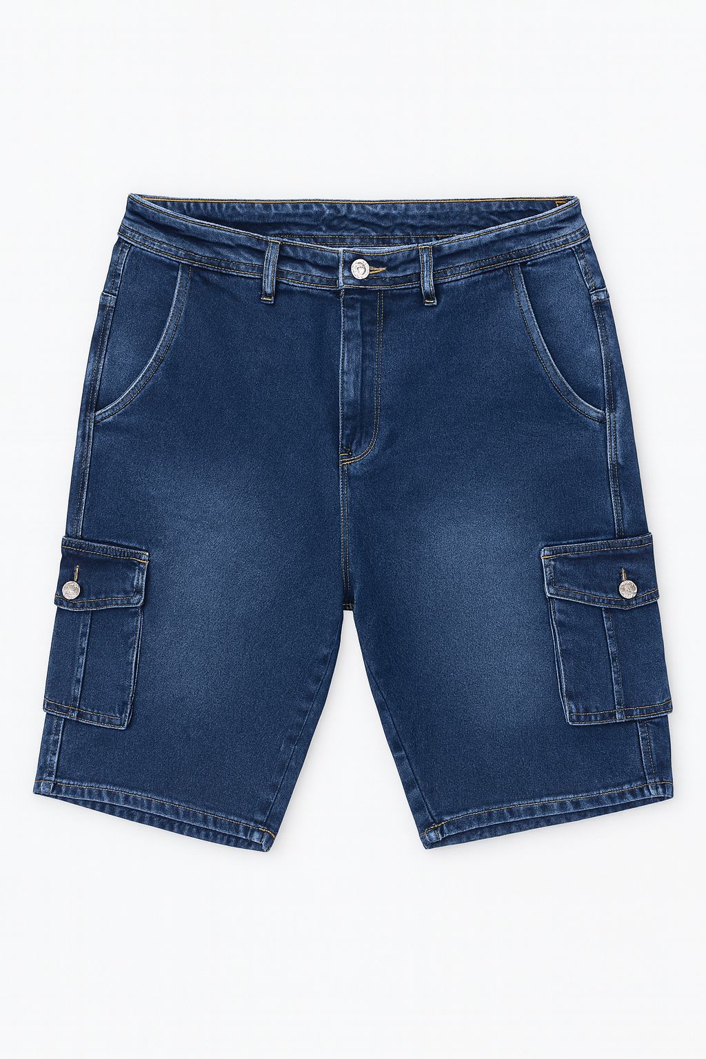 Denim Cargo Shorts