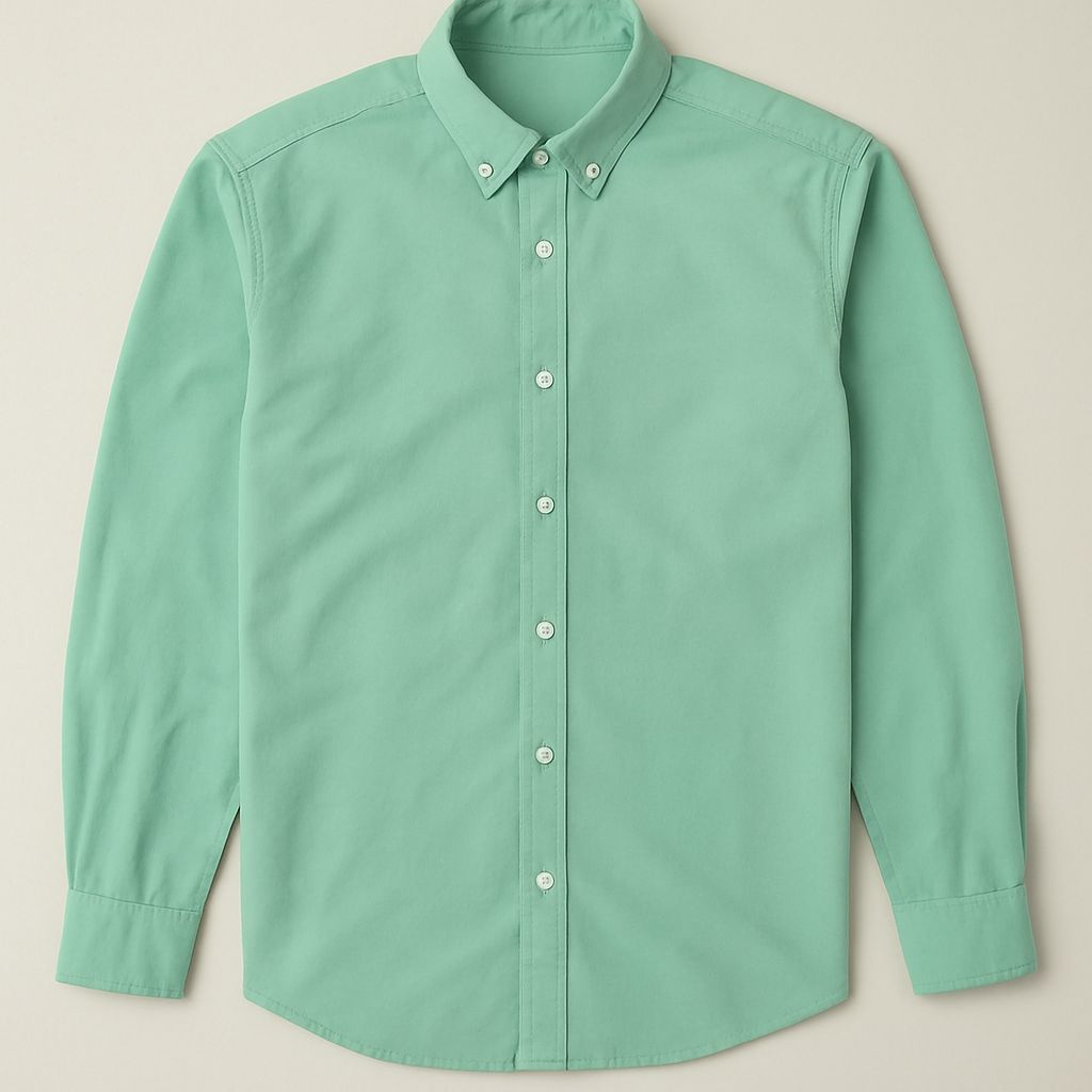 Mint green cotton