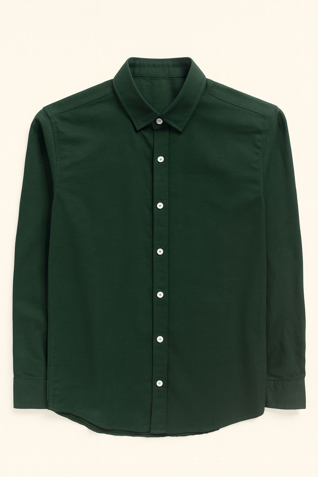 Dark green cotton shirt