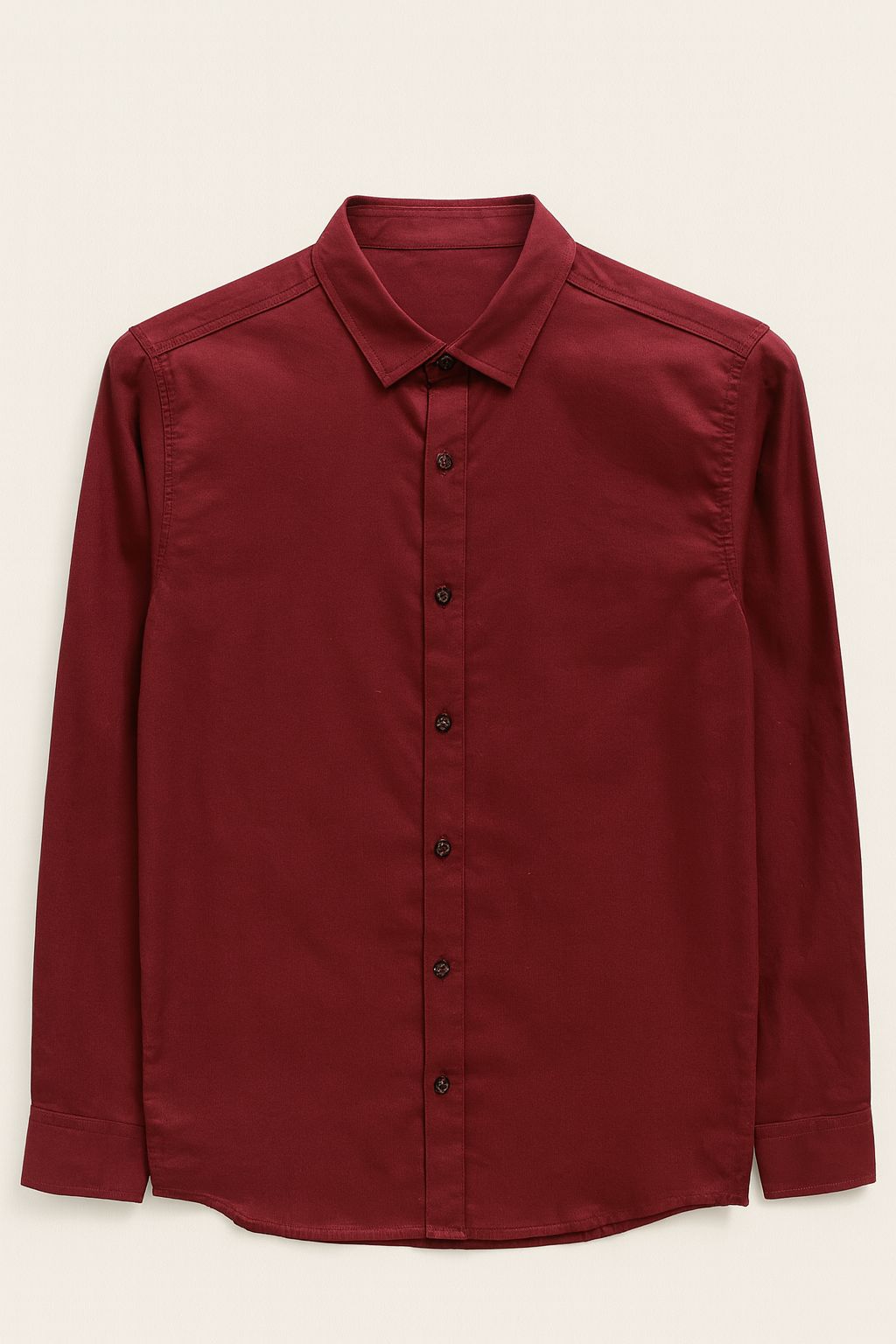 Maroon cotton shirt