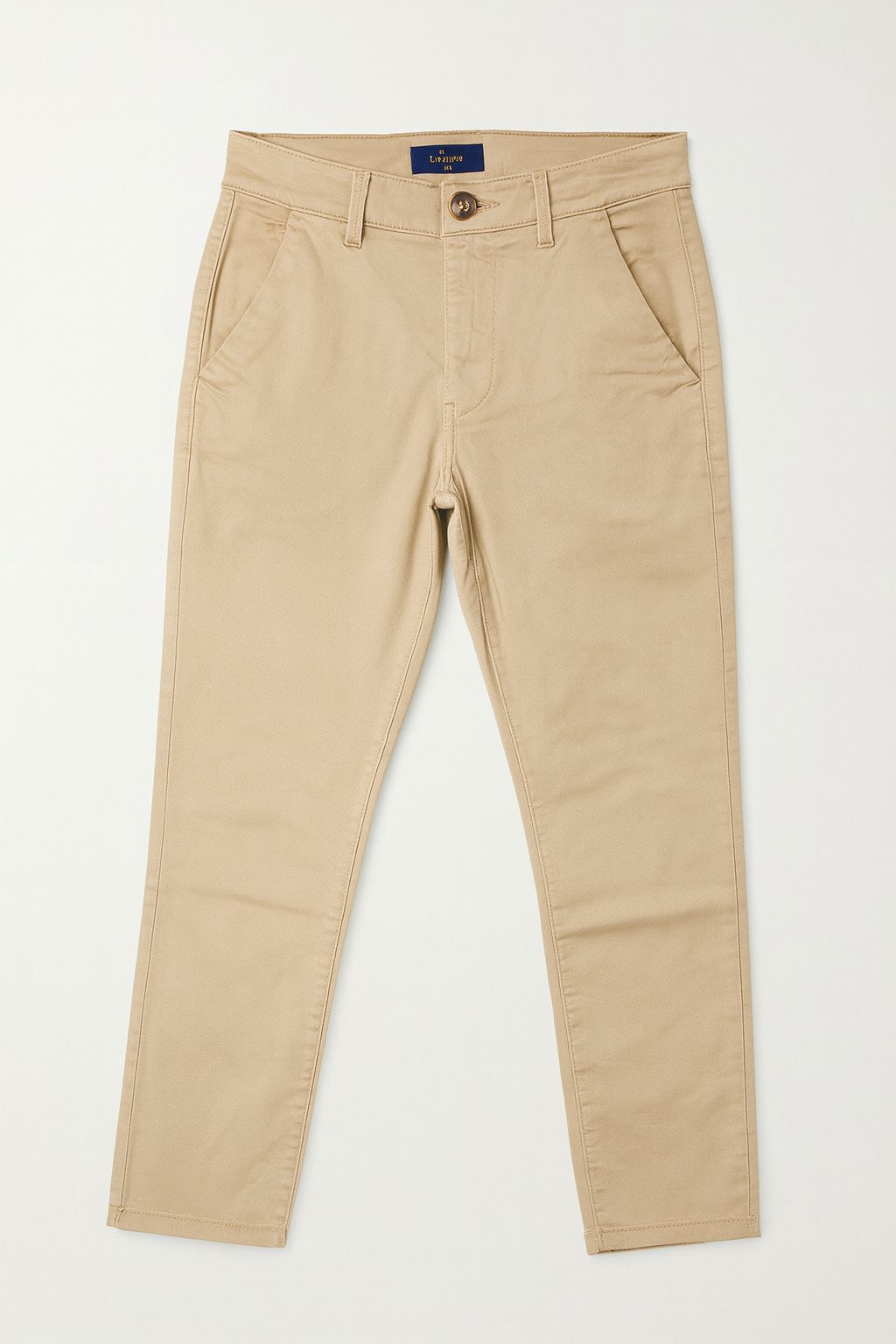 Beige Cotton Chino