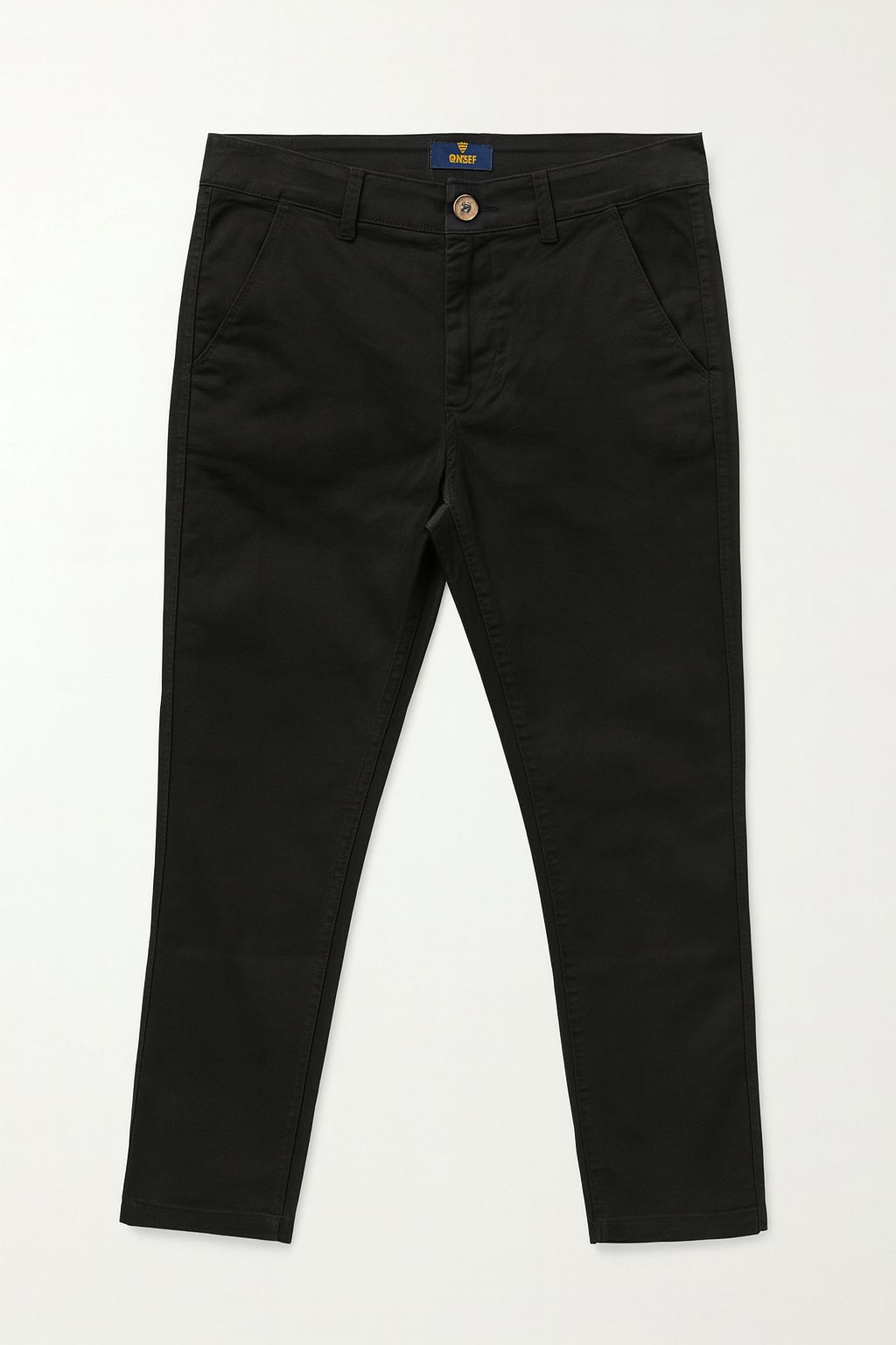 Black Cotton Chino