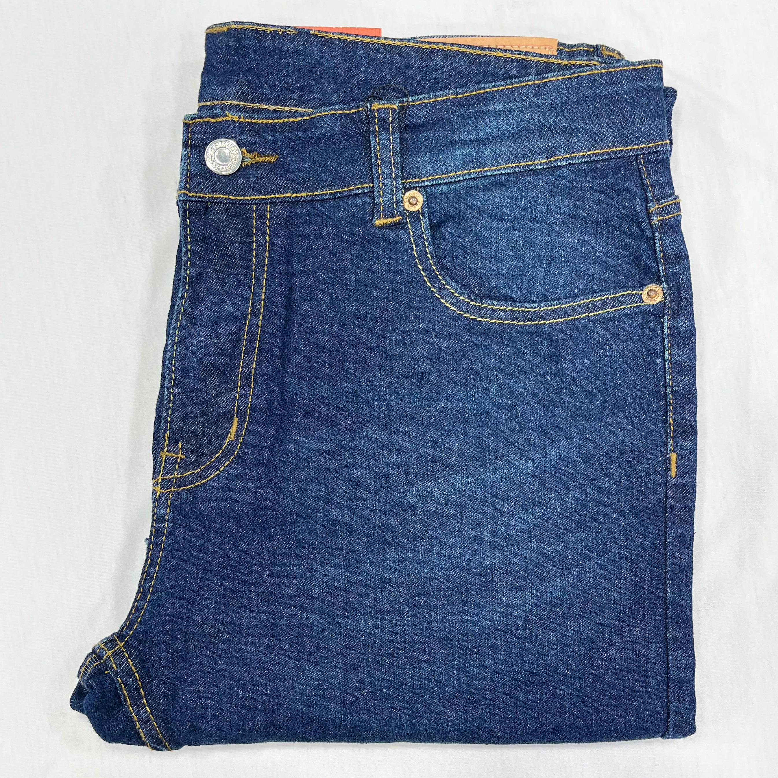 Classic Indigo Blue Denim Jeans