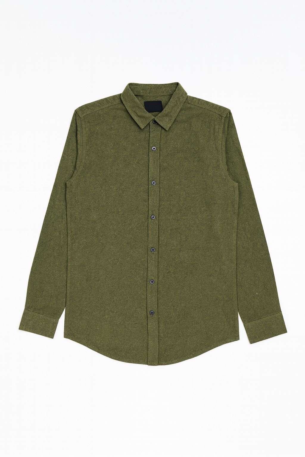 Thick Cotton Winter Casual Shirt – Olive Green