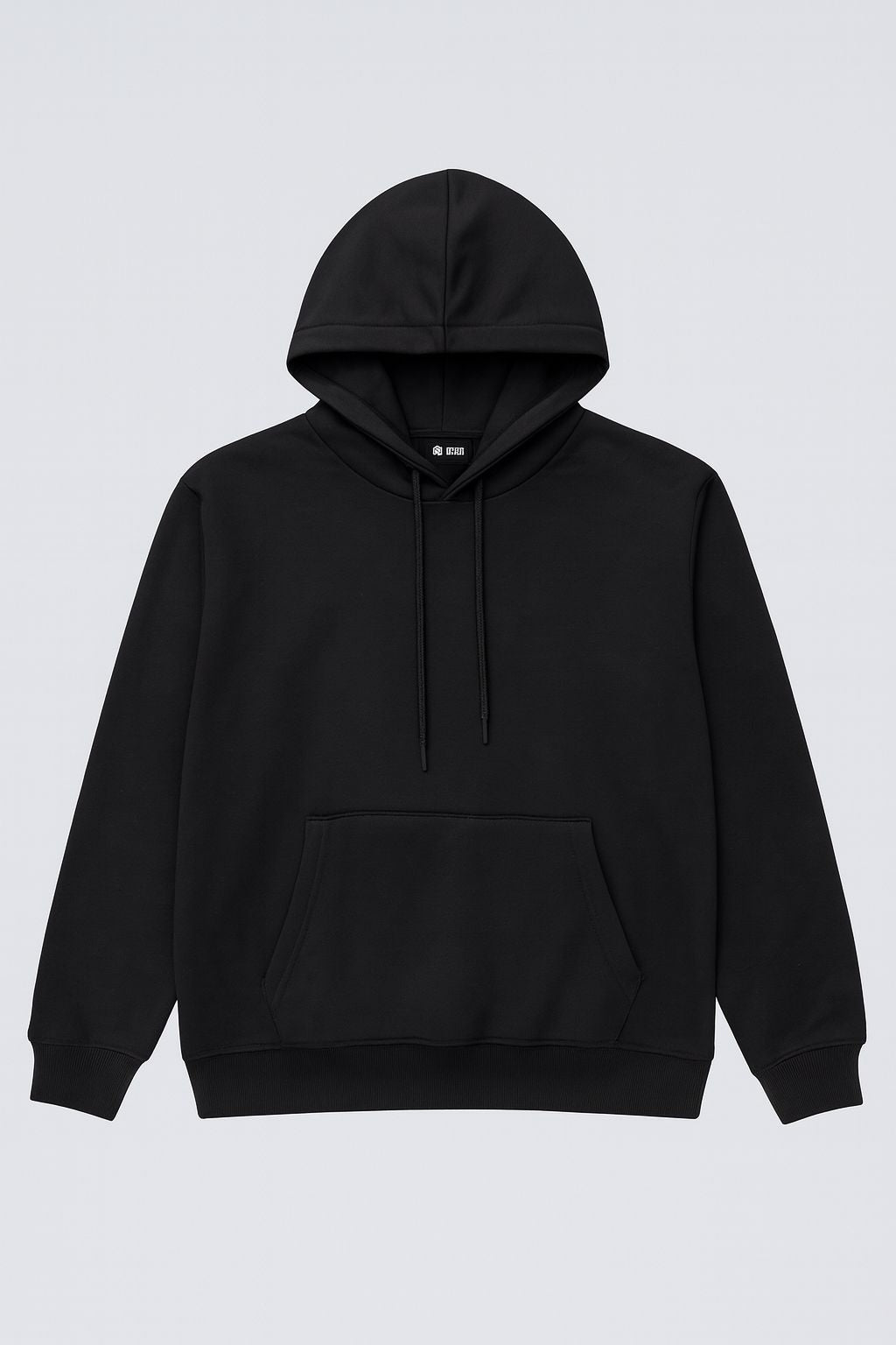 Classic Black Pullover Hoodie