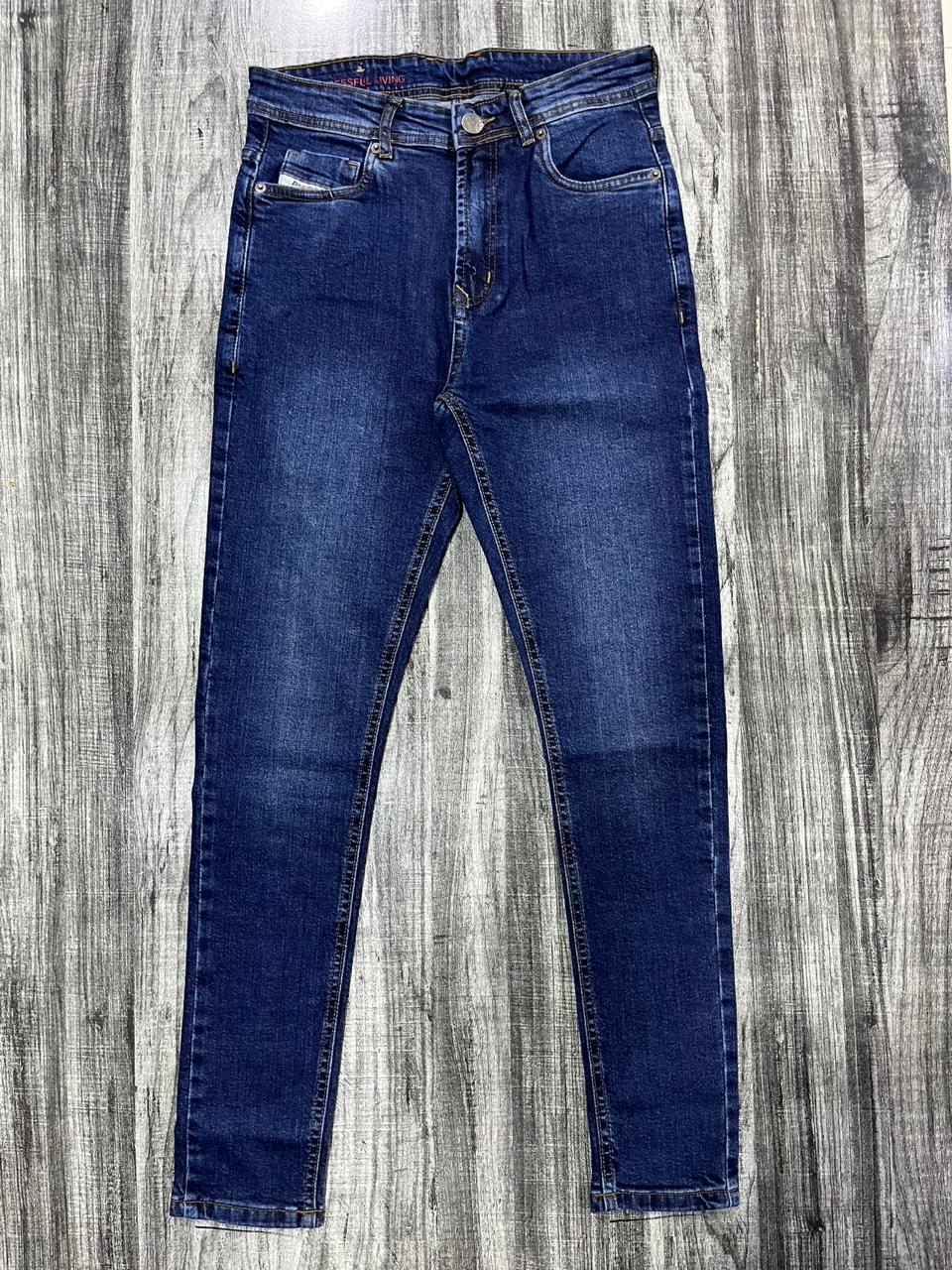 Deep Blue Denim Jeans