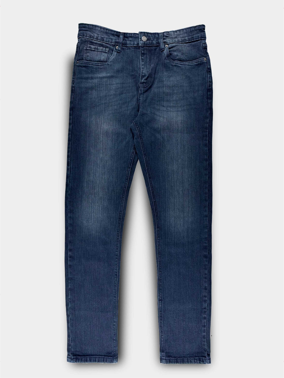 DARK BLUE REGULAR FIT JEANS FOR MEN