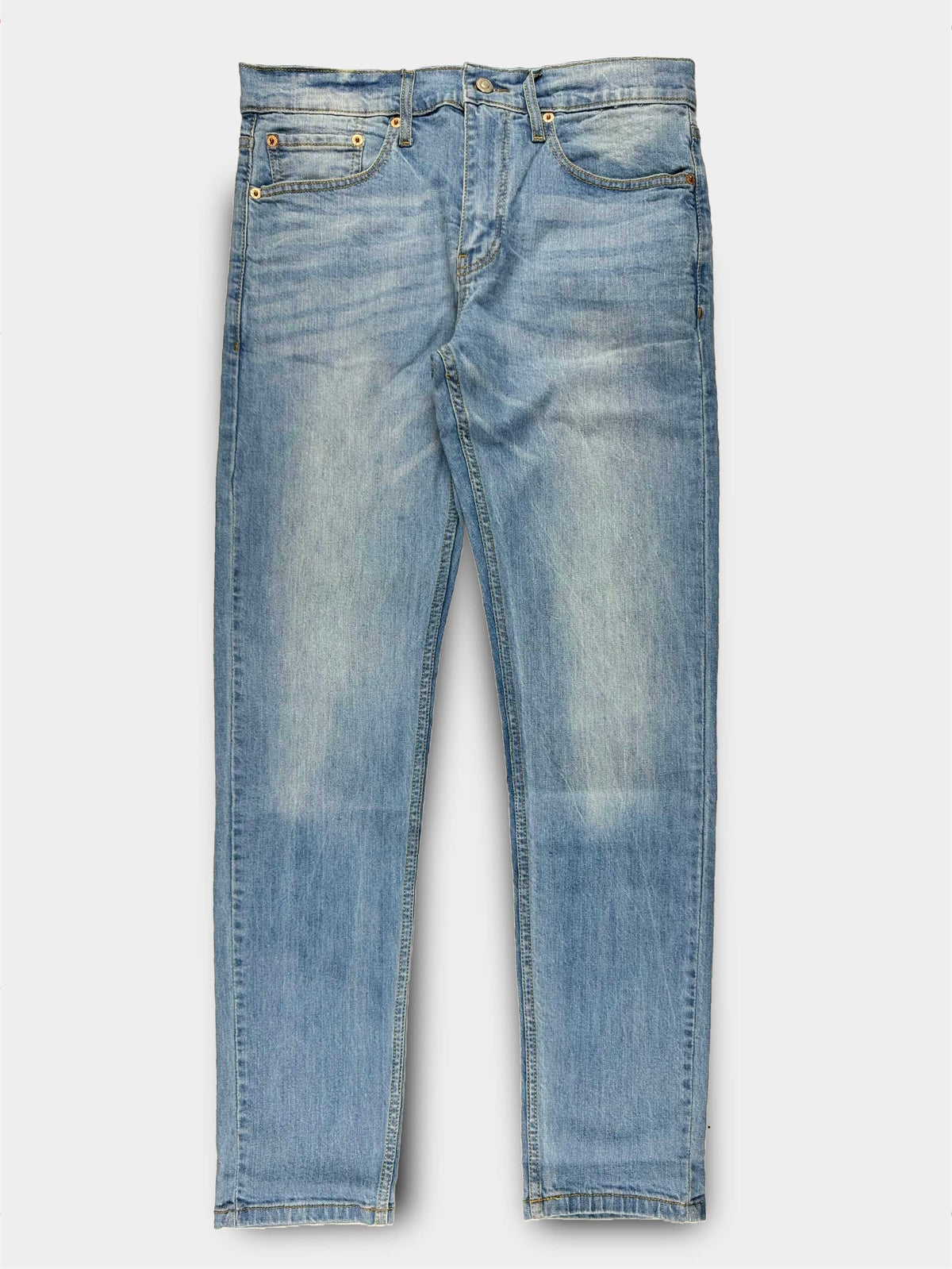 LIGHT BLUE REGULAR FIT JEANS FOR MEN