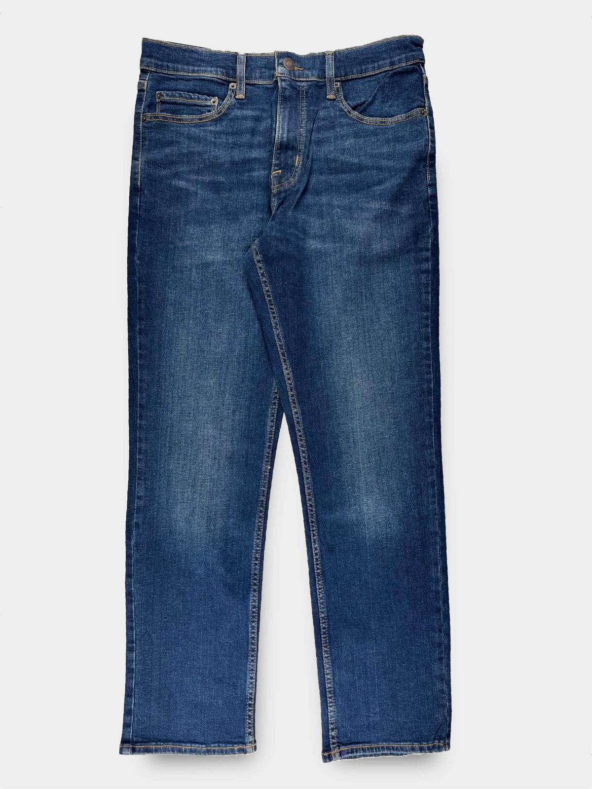 PREMIUM BLUE STRAIGHT FIT JEANS