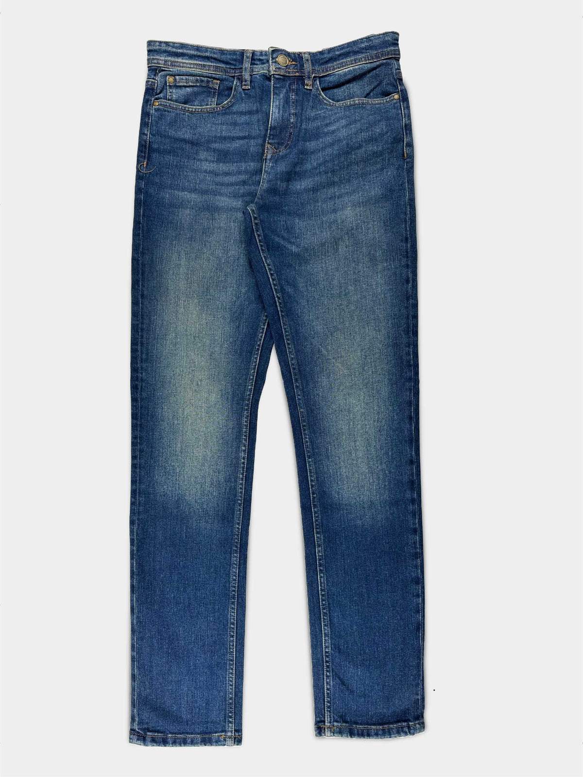 Classic Blue Straight Regular Fit Jeans